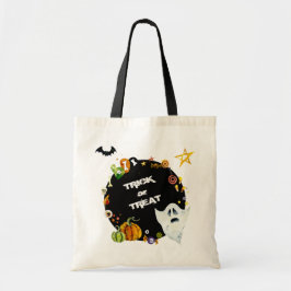 Ghoarly Kids Halloween Bus eller godis Tygkasse