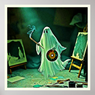 Ghodyst Artists mästerverk i Eerie Poster
