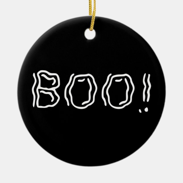 Ghodyst Boo! Julgransprydnad Keramik (Framsidan)