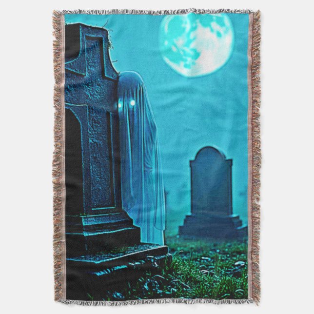 Ghodyst Figur i en Graveyard-design Filt (Framsidan Vertikal)