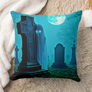 Ghodyst Figur i en Graveyard-design Kudde