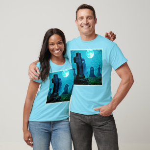 Ghodyst Figur i en Graveyard-design T Shirt