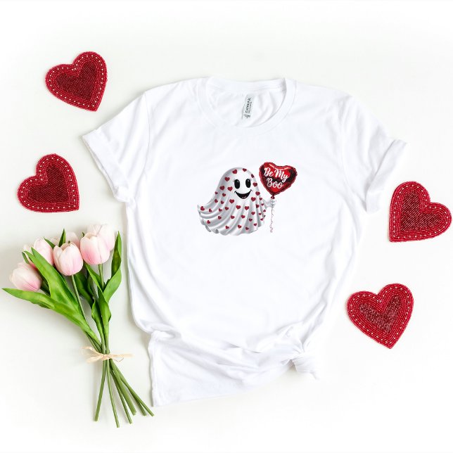 Ghodyst hjärtans romantiska hjärtans design t shirt (Cherry Coded Valentine's Day Custom T-Shirt)