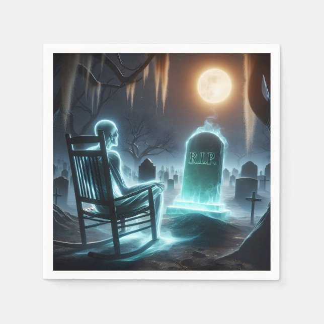 Ghodyst man i kyrkogården pappersservett (Framsidan)