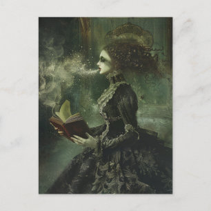 Ghodyst Woman Reading Vykort