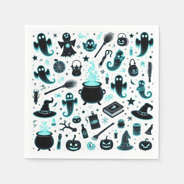 Ghokostande Glows Pappersservett (Framsidan)