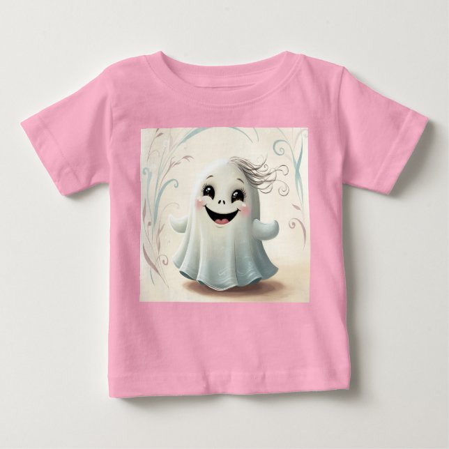 Ghokostsam vän Halloween-design T Shirt (Framsida)