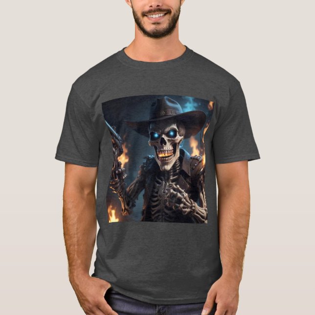 "Ghokostt Gunslinger: Vengeance Flame" T Shirt (Framsida)