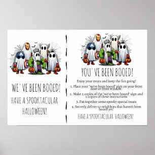 Ghokostt Hälsning A Boo-it-Forward Halloween-spel Poster