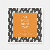 Ghomesiska halloween fest halloween napkins