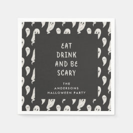 Ghomesiska halloween fest halloween napkins pappersservett