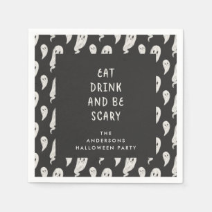 Ghomesiska halloween fest halloween napkins pappersservett