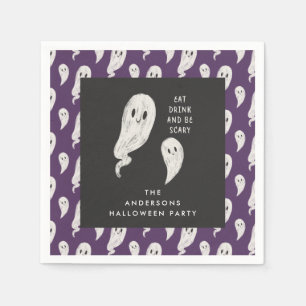 Ghomesiska halloween fest halloween napkins pappersservett