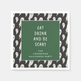 Ghomesiska halloween fest halloween napkins pappersservett