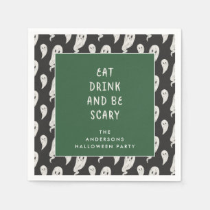 Ghomesiska halloween fest halloween napkins pappersservett