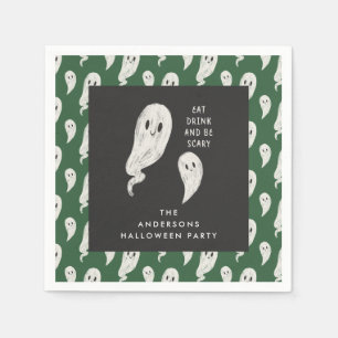 Ghomesiska halloween fest halloween napkins pappersservett