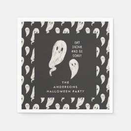 Ghomesiska halloween fest halloween napkins pappersservett