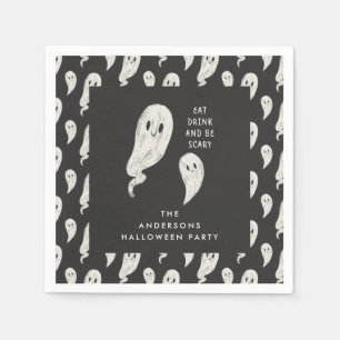 Ghomesiska halloween fest halloween napkins pappersservett