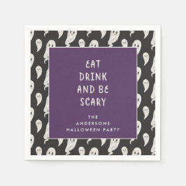 Ghomesiska halloween fest halloween napkins pappersservett