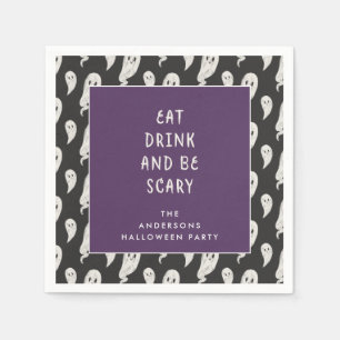 Ghomesiska halloween fest halloween napkins pappersservett