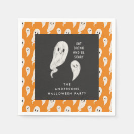 Ghomesiska halloween fest halloween napkins pappersservett