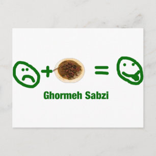 Ghormeh Sabzi Vykort