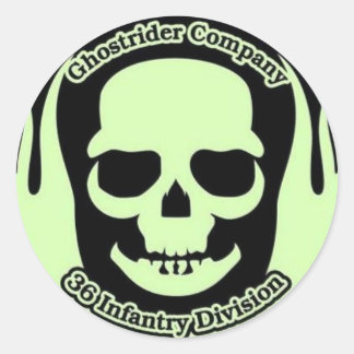 Ghosegment Runt Klistermärke