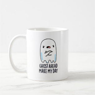 Ghost Ahead gör min dag fin Ghost Pun Kaffemugg