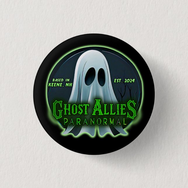Ghost Allies Paranormal Button Knapp (Framsida)