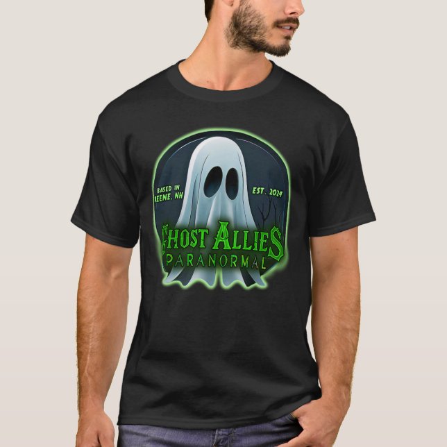 Ghost Allies Paranormal lät de döda tala T-Shirt (Framsida)