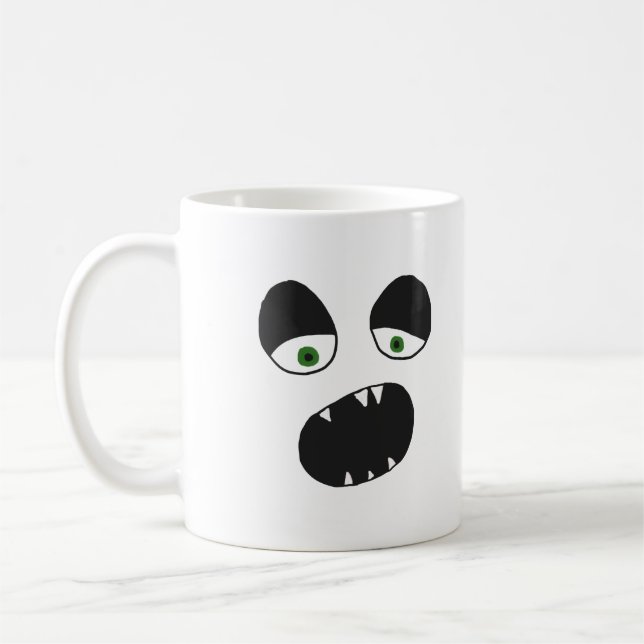 Ghost Ansikte Kaffemugg (Vänster)