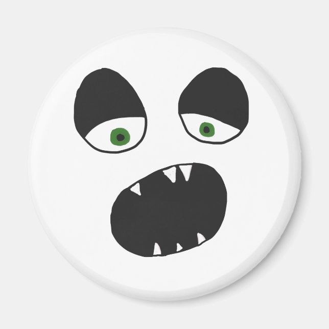 Ghost Ansikte Magnet (Framsidan)