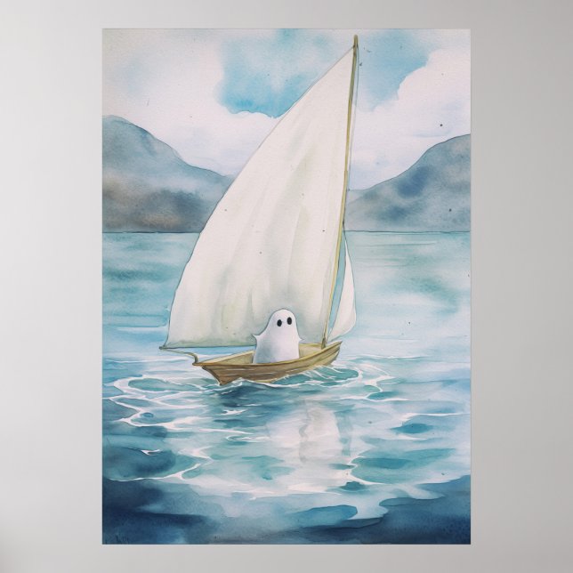 Ghost Art: Sailing Poster (Framsidan)
