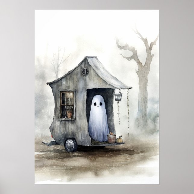 Ghost Art: Tiny House Poster (Framsidan)