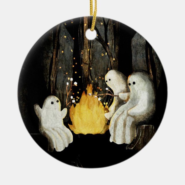 Ghost-artiklar Julgransprydnad Keramik (Framsidan)