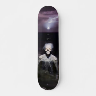 Ghost at Sea - Oljemålning Mini Skateboard Bräda 18,5 Cm
