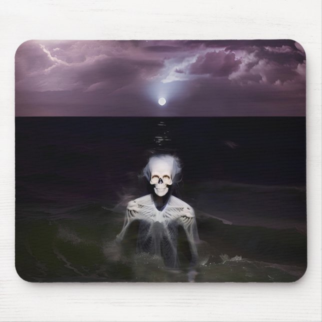 Ghost at Sea - Oljemålning Musmatta (Framsidan)