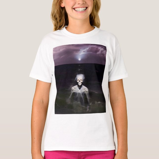 Ghost at Sea - Oljemålning T Shirt (Framsida)