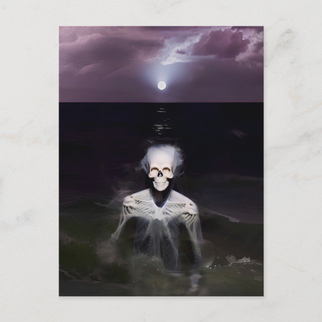 Ghost at Sea - Oljemålning Vykort (Framsida)