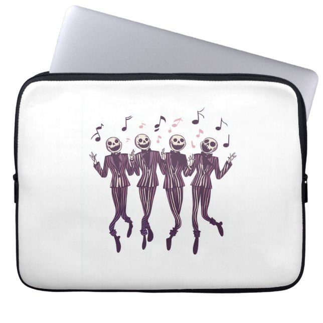 Ghost Barbershop Quartet Laptop Fodral (Framsidan)