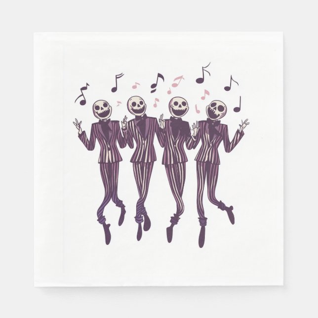Ghost Barbershop Quartet Pappersservett (Framsidan)