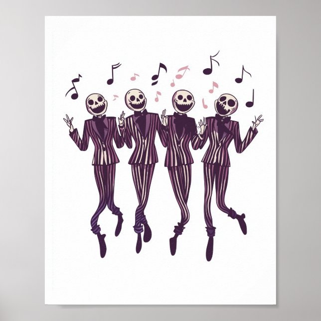 Ghost Barbershop Quartet Poster (Framsidan)