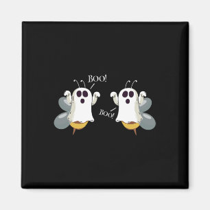 Ghost Bees säger Boo Roligt Halloween Costume Wome Magnet