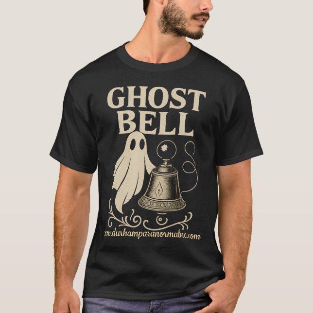 Ghost Bell Design T Shirt (Framsida)