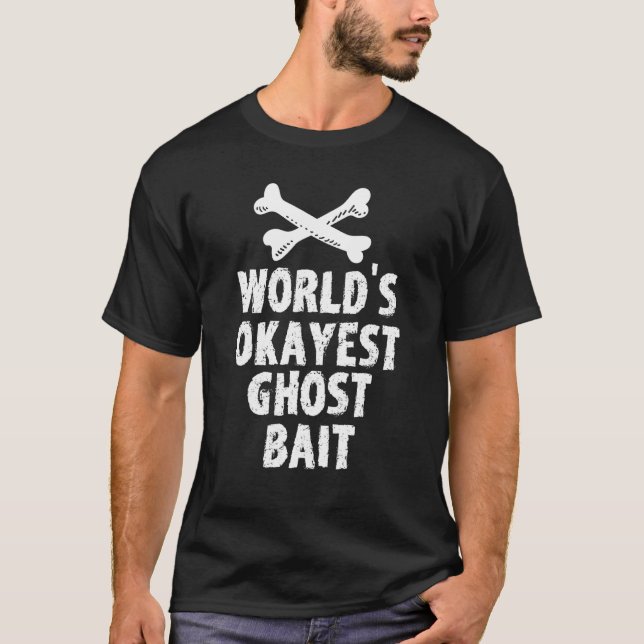 Ghost-betesdesign för en värdjägare t shirt (Framsida)