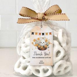 Ghost Birthday-förmån för Cute Ghost Presentetikett