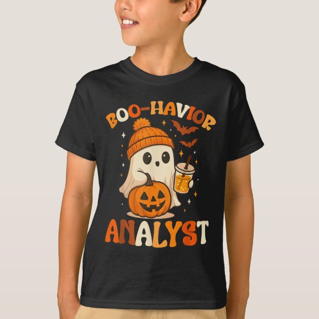 Ghost Boo Havior Yst Funny Halloween Behavior Ther T Shirt (Framsida)