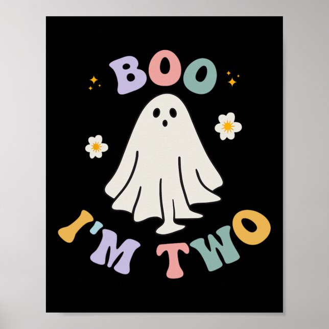 Ghost Boo I är 2 år 2:a födelsedagshuset. Poster (Framsidan)