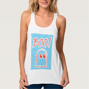Ghost, Boo! Linne Med Racerback