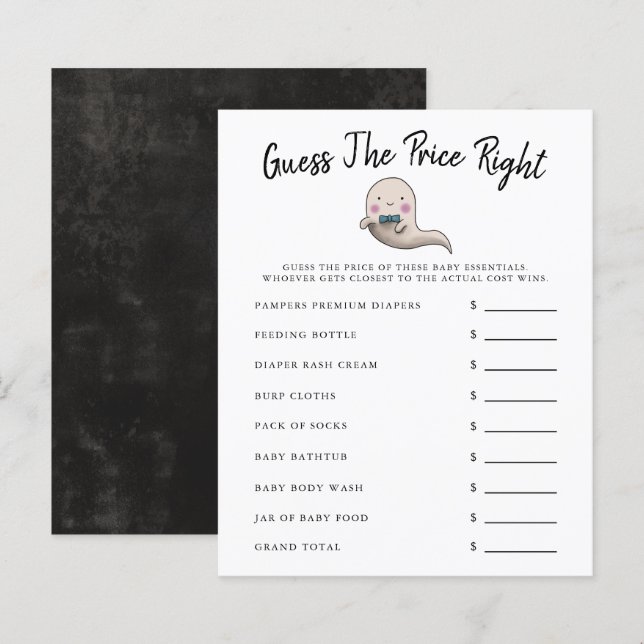 Ghost Boy Shower gissar Pris (Fram/baksida)